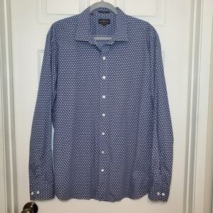 Rodd & Gunn Sports Fit Button Down XL Blue Floral